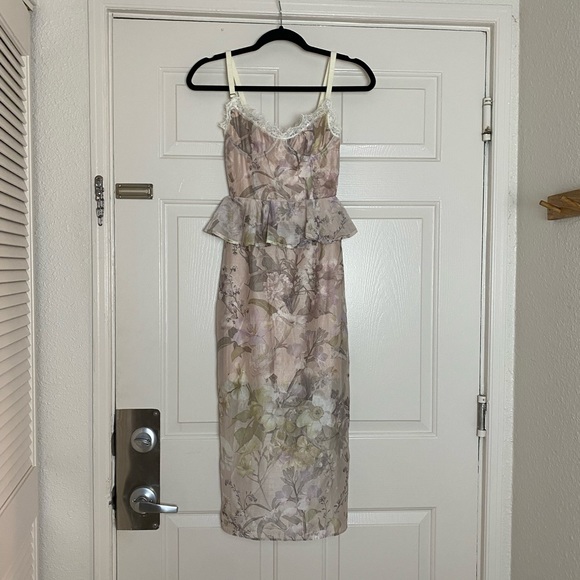 V. Chapman Vivi Dress in Garden Print Size 00 - Picture 6 of 9